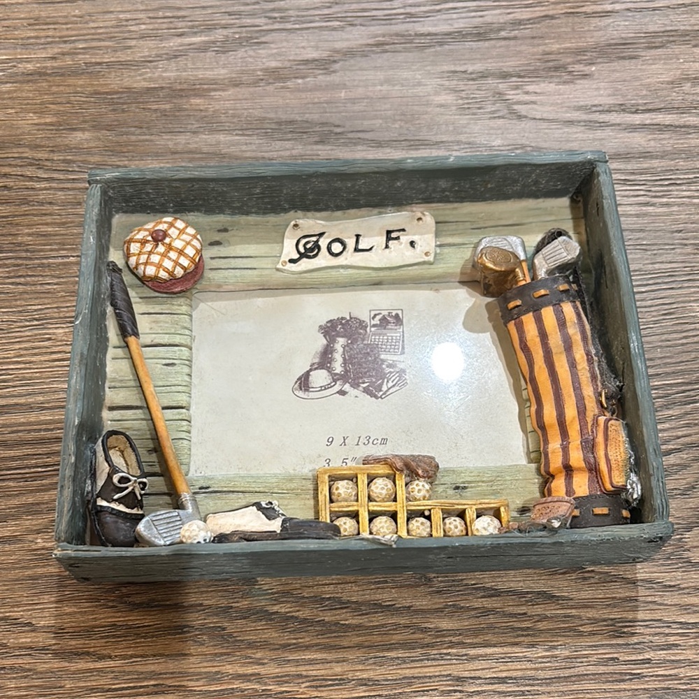 Golf Themed Picture Frame